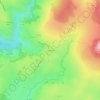 Mappa topografica Chanalettes, altitudine, rilievo