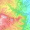 Mappa topografica Les Ballages, altitudine, rilievo