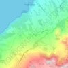 Mappa topografica Valle de Guerra, altitudine, rilievo