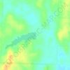 Mappa topografica Butler City Dam, altitudine, rilievo