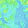 Mappa topografica Les Quatre Vents, altitudine, rilievo
