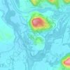 Mappa topografica Cordon, altitudine, rilievo