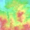 Mappa topografica Hardt, altitudine, rilievo