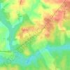 Mappa topografica Pilkinton, altitudine, rilievo