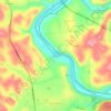 Mappa topografica Whitsett, altitudine, rilievo
