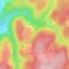 Mappa topografica L Hâte Vitaux, altitudine, rilievo