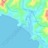 Mappa topografica Geremeas, altitudine, rilievo