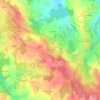 Mappa topografica Bousseroux, altitudine, rilievo