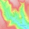 Mappa topografica Rosedale East, altitudine, rilievo
