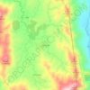 Mappa topografica San Ysiro, altitudine, rilievo