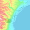 Mappa topografica Obong, altitudine, rilievo