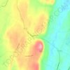 Mappa topografica Quarryville, altitudine, rilievo
