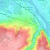 Mappa topografica Bailly, altitudine, rilievo