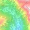 Mappa topografica Pian San Giacomo, altitudine, rilievo