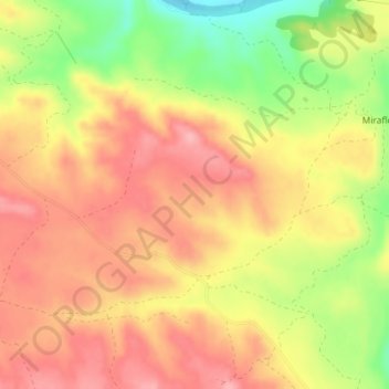 Mappa topografica Ermita, altitudine, rilievo