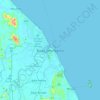 Mappa topografica Kuala Terengganu, altitudine, rilievo