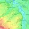 Mappa topografica Deutenbach, altitudine, rilievo