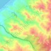 Mappa topografica Salice, altitudine, rilievo