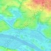 Mappa topografica La Corbardiere, altitudine, rilievo