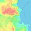 Mappa topografica Lotissement du Douric, altitudine, rilievo