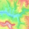 Mappa topografica Chon Gron, altitudine, rilievo