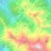 Mappa topografica Lavacire, altitudine, rilievo