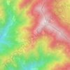 Mappa topografica San Pellegrino In Alpe, altitudine, rilievo