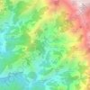 Mappa topografica Resceto, altitudine, rilievo