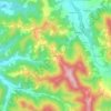 Mappa topografica Valle Scura, altitudine, rilievo