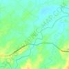 Mappa topografica Burgos, altitudine, rilievo