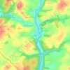 Mappa topografica La Gare, altitudine, rilievo