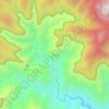 Mappa topografica Pula, altitudine, rilievo