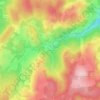 Mappa topografica La Valette, altitudine, rilievo