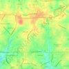 Mappa topografica Country Club Acres, altitudine, rilievo