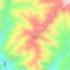 Mappa topografica 太行山, altitudine, rilievo