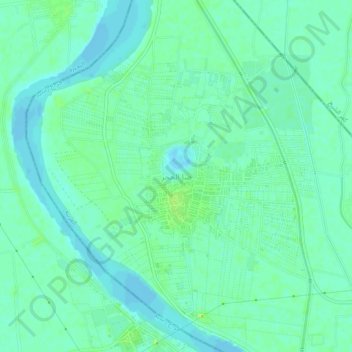 Mappa topografica صا الحجر, altitudine, rilievo