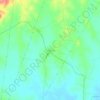 Mappa topografica Segovia, altitudine, rilievo