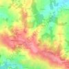 Mappa topografica Parade, altitudine, rilievo