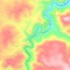 Mappa topografica Victoria, altitudine, rilievo