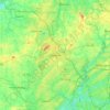 Mappa topografica Marietta, altitudine, rilievo