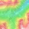 Mappa topografica Sapin Gogant, altitudine, rilievo