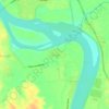 Mappa topografica Paragu, altitudine, rilievo