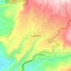 Mappa topografica Yacuanquer, altitudine, rilievo