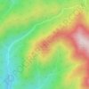 Mappa topografica Parson High Top, altitudine, rilievo