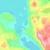 Mappa topografica Camping Sodexo, altitudine, rilievo