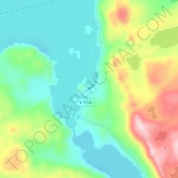 Mappa topografica Camping Sodexo, altitudine, rilievo
