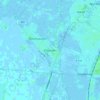 Mappa topografica Ellwürden, altitudine, rilievo