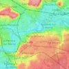 Mappa topografica Noisy-le-Grand, altitudine, rilievo