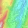 Mappa topografica Saint-Barthélémy du Gua, altitudine, rilievo
