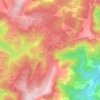Mappa topografica O Foxo, altitudine, rilievo
